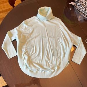 Carlisle Spring Turtleneck Sweater Mint Green